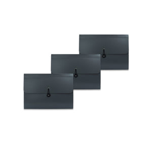 Elegante Fächermappe – 13 Innentaschen & 12 Tabs - 3er Set
