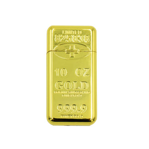 Gold Bar Feuerzeug in Goldbarren-Form mit Geschenkbox – Ansicht 3
