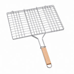 Grillrost mit Holzgriff – Praktischer Grillkorb für Fleisch, Gemüse & mehr – Ansicht 5
