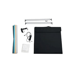 Fotobox 60x60x60cm – 5 Hintergründe für Professionelle Produktfotos – Ansicht 3