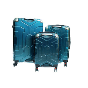 Manhattan Kofferset 3-in-1 – 20" / 24" / 28", Mehrere Griffe & Robust in Blau