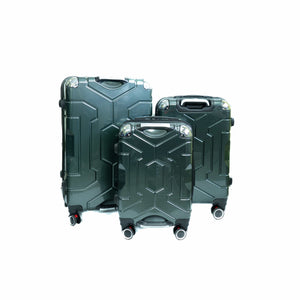 Manhattan Kofferset 3-in-1 – 20" / 24" / 28", Mehrere Griffe & Robust in Grün