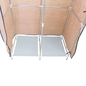 Stoffschrank – 85x43x166cm, Viele Fächer & Einfache Montage – Ansicht 4