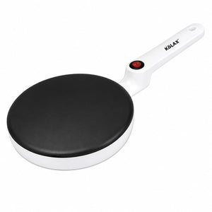 KöLAX Elektrischer Crêpes-Maker mit Backplatte & Servierteller – Antihaft Crêpe-Pfanne