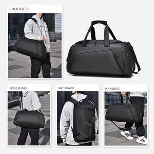 Gymtasche 40 L XXL – Sporttasche mit Schuhfach, Nassfach & Schultergurt – Ansicht 3