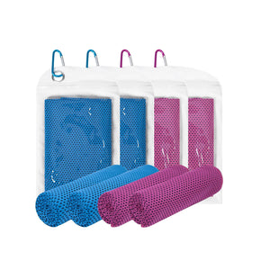 Kühltuch Set mit Karabiner 4-teilig – Ansicht 3