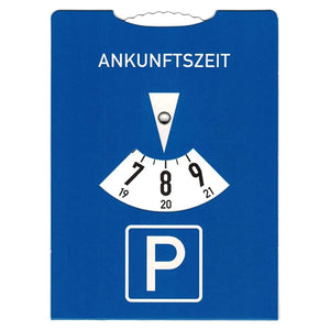 Vintage Parkscheibe mit Benzin-Rechner – Ankunftszeit Autozubehör