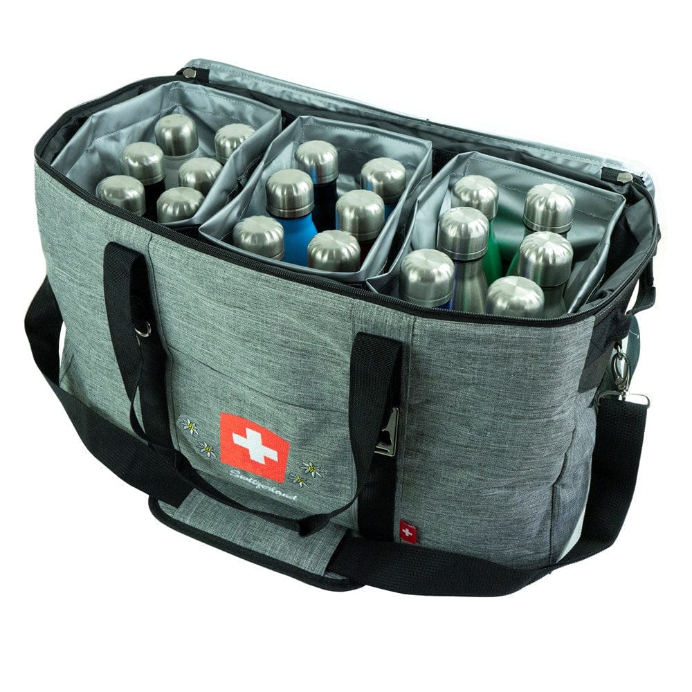 Swiss Ethno Cooling Bag XL – Kühltasche mit Schultergurt & Bieröffner – Ansicht 4