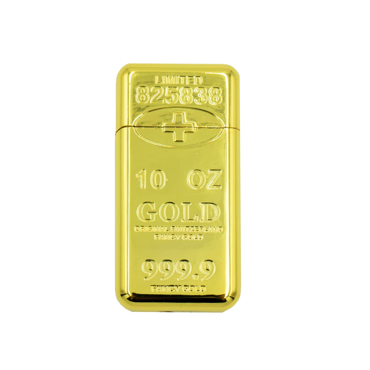 Gold Bar Feuerzeug in Goldbarren-Form mit Geschenkbox – Ansicht 3
