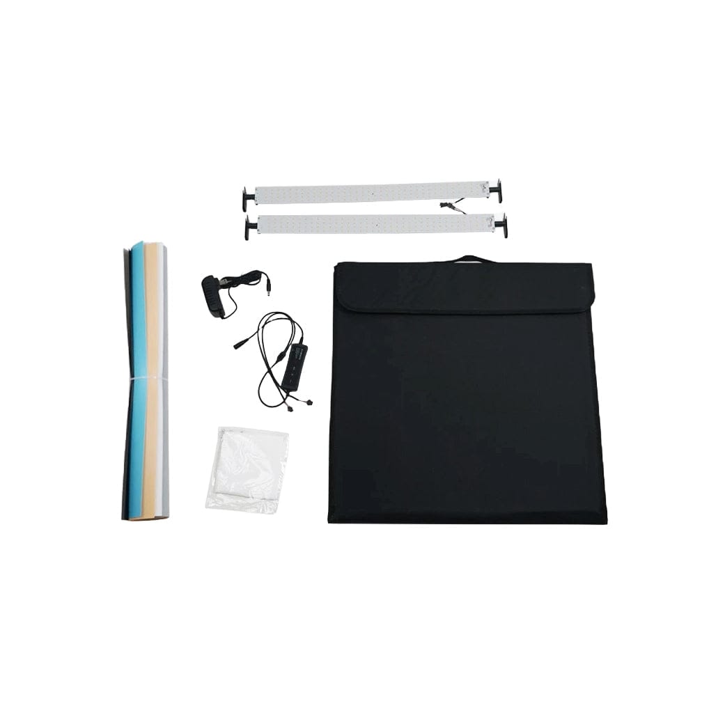 Fotobox 60x60x60cm – 5 Hintergründe für Professionelle Produktfotos – Ansicht 3