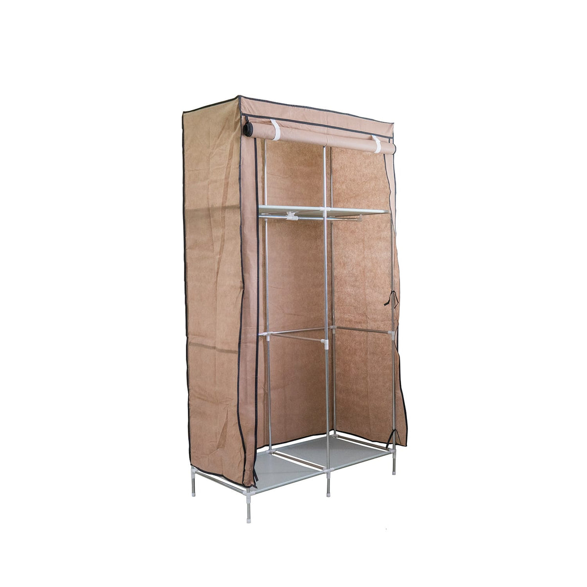 Stoffschrank – 85x43x166cm, Viele Fächer & Einfache Montage – Ansicht 2