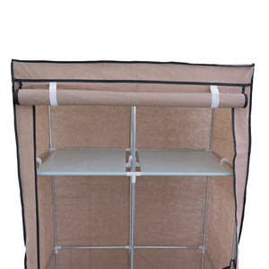 Stoffschrank – 85x43x166cm, Viele Fächer & Einfache Montage – Ansicht 3