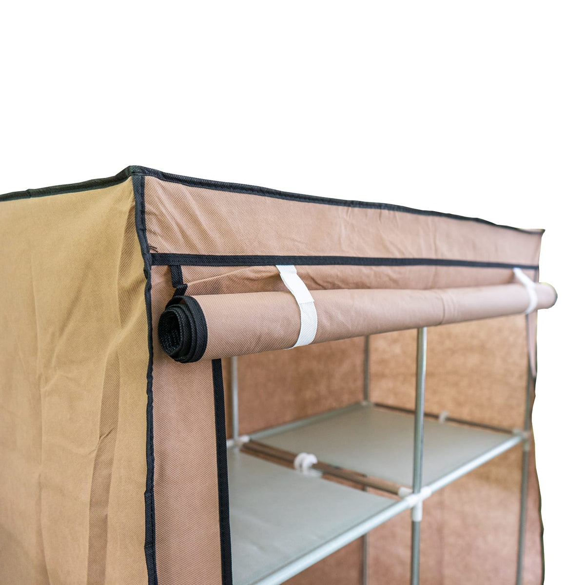 Stoffschrank – 85x43x166cm, Viele Fächer & Einfache Montage – Ansicht 5