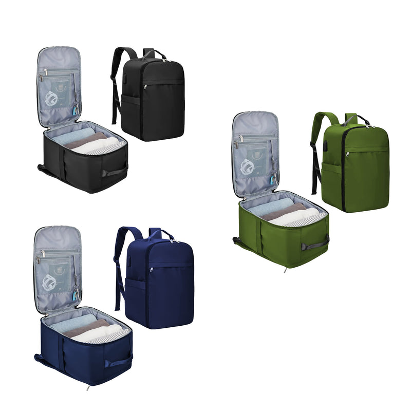 Easyjet Reiserucksack – Handgepäck 45 x 36 x 20 cm, Laptopfach 17 Zoll