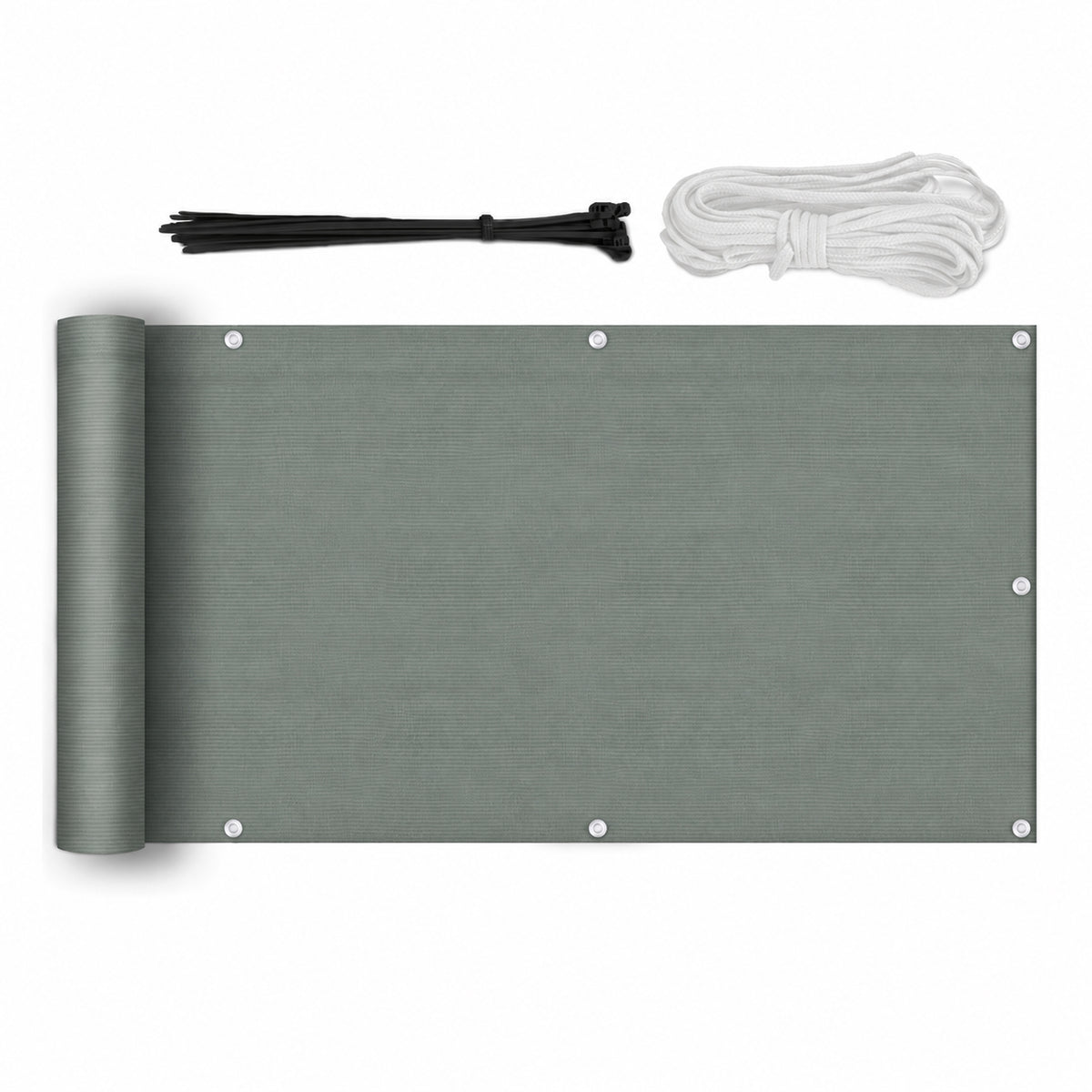 Balkon-Sichtschutz – 90 cm x 6 m, für Balkon, Terrasse & Zaun