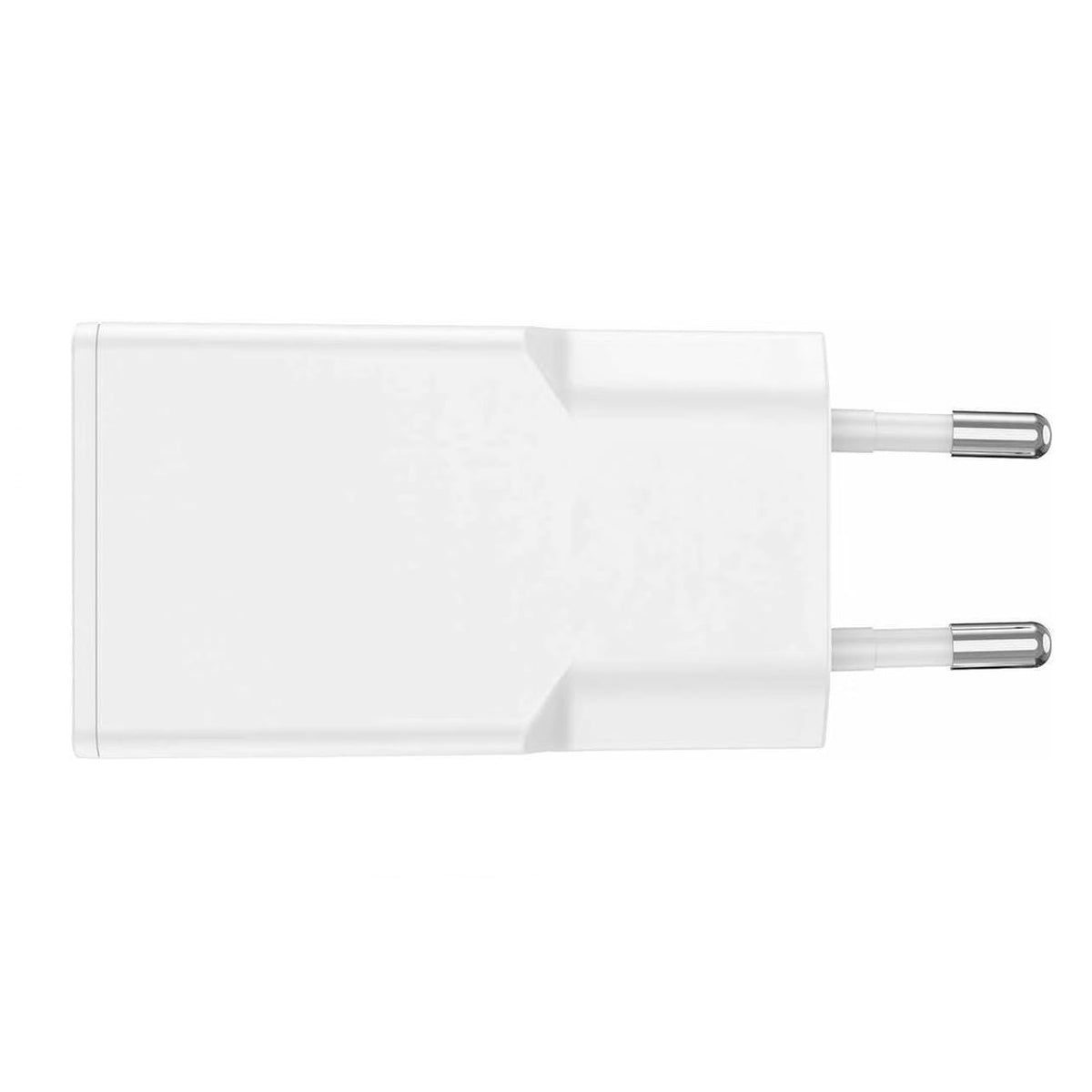 Weisser Stecker mit USB-C Anschluss von oben
