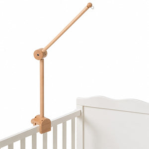 Baby Mobile Halterung aus 100% Buchenholz – Mobile Arm für Babybett – Ansicht 2