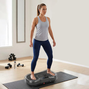 Vibrationsplatte mit Trainingsbändern & Fernbedienung – Ganzkörpertraining für Zuhause – Ansicht 5