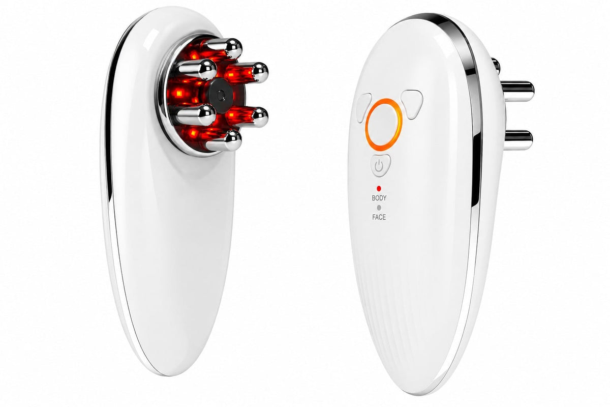 Elektrisches Hautmassagegerät mit 2 Aufsätzen – 3-in-1 Massagegerät – Ansicht 2