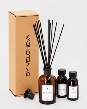 By Velcheva Raumduft Mikado Dubai – 125 ml, Damaszener Rose, Oud & Vanille – Ansicht 2