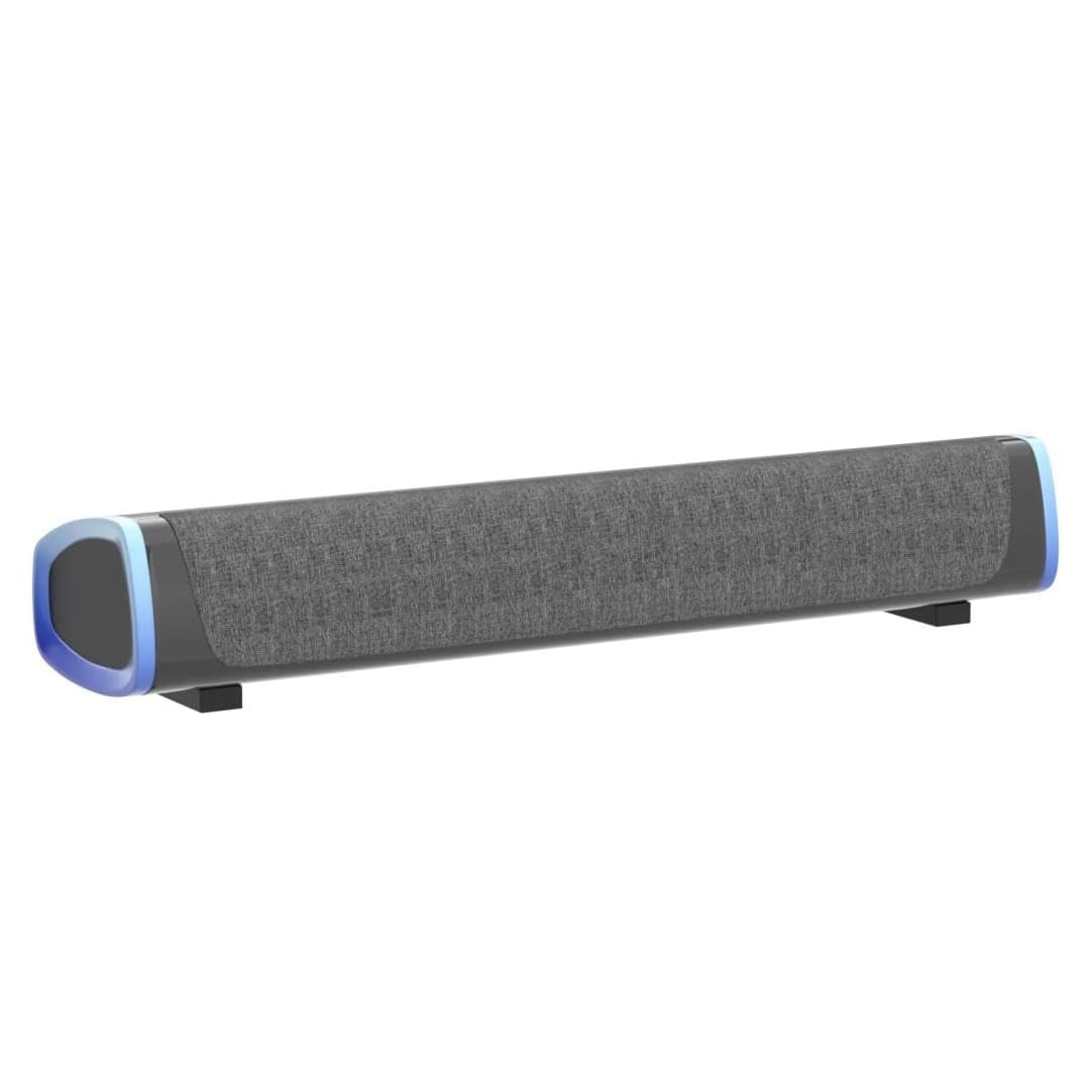 Soundbar mit LED-Beleuchtung – Lautsprecher für TV, PC & Gaming – Ansicht 2