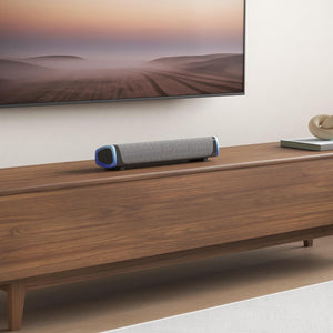 Soundbar mit LED-Beleuchtung – Lautsprecher für TV, PC & Gaming – Ansicht 3