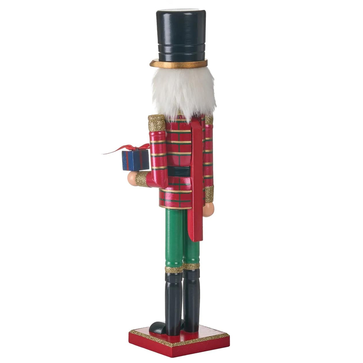 Edler Nussknacker aus Holz – 50 cm grosser Weihnachtsmann als festliche Weihnachtsdekoration – Ansicht 4