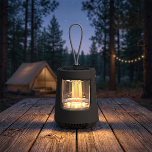 Campinglampe mit Bluetooth Speaker 2-in-1 – LED Outdoor Licht & Lautsprecher – Ansicht 2