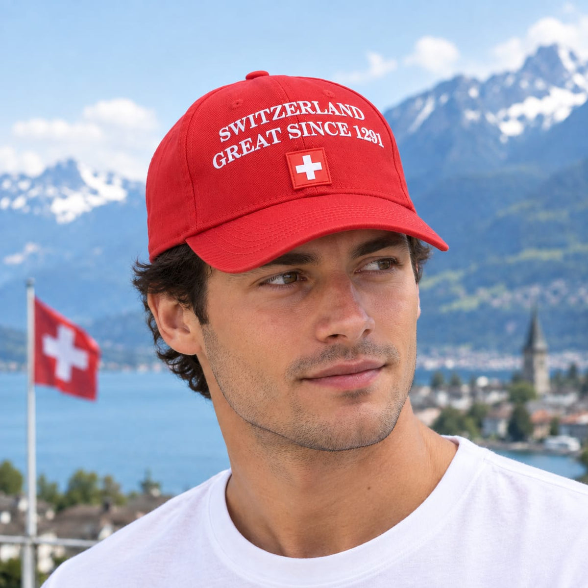 Verstellbare Schweizer Cap „Switzerland – Great Since 1291“ – Ansicht 2