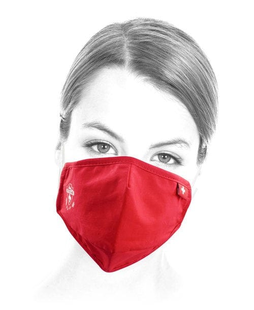 Swiss Ethno Elon Gesichtsmaske – Baumwolle, Waschbar & Swissness-Design – Ansicht 2